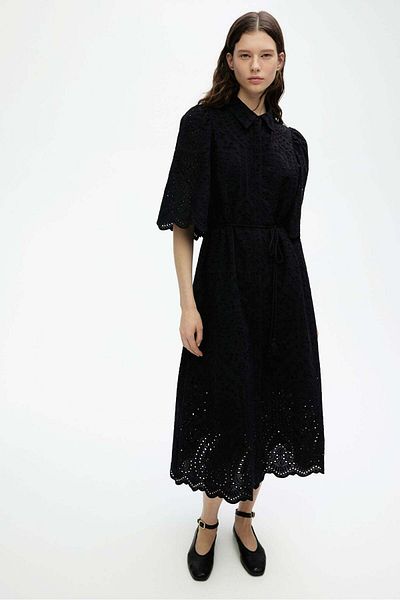 H&M Broderie Anglaise Shirt Dress