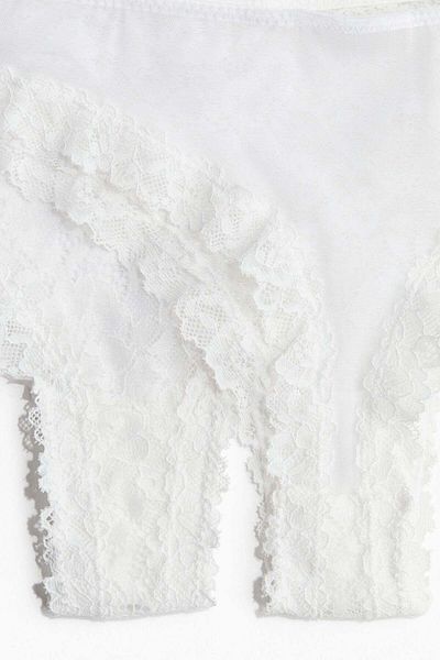 H&M 3-pack lace Brazilian briefs