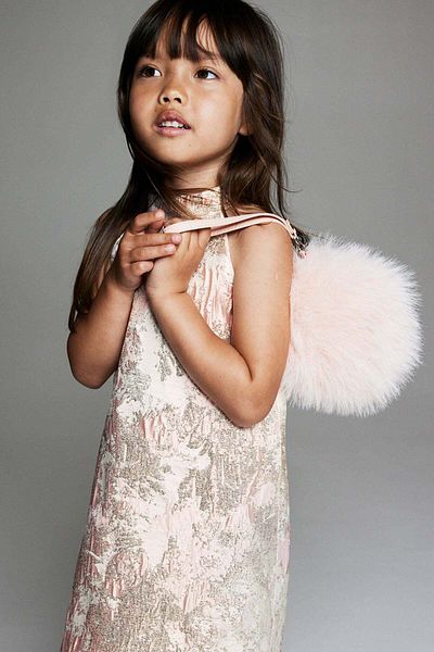 H&M Jacquard-weave A-line dress