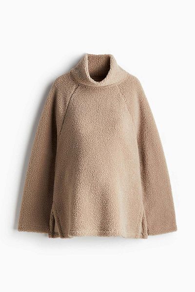 H&M MAMA Before & After Teddy nursing sweatshirt