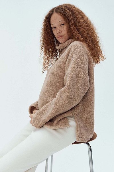 H&M MAMA Before & After Teddy nursing sweatshirt