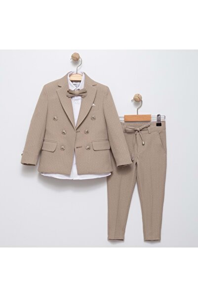 Mnk Baby&Kids Jachetă sport pentru copii în dungi, tricou, pantaloni jogger M...