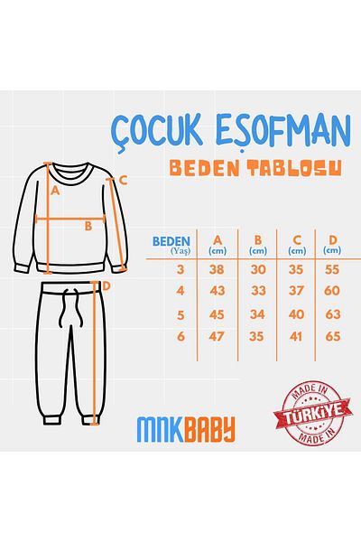 Mnk Baby&Kids Καφέ φόρμα για κορίτσια Heart - MNK0619