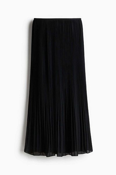 H&M Pleated chiffon skirt