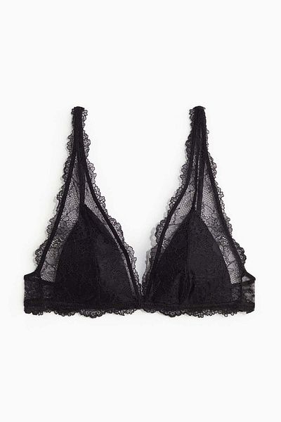 H&M Padded soft lace bra