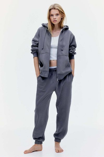 H&M Oversized zip-through hoodie