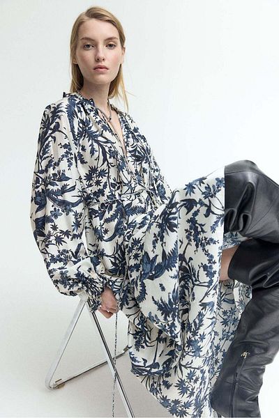 H&M Frill-collar dress