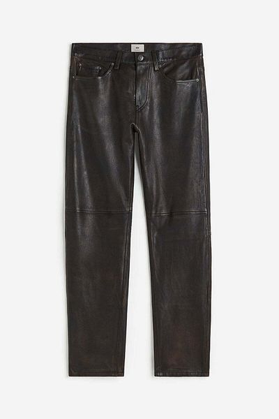 H&M Leather trousers