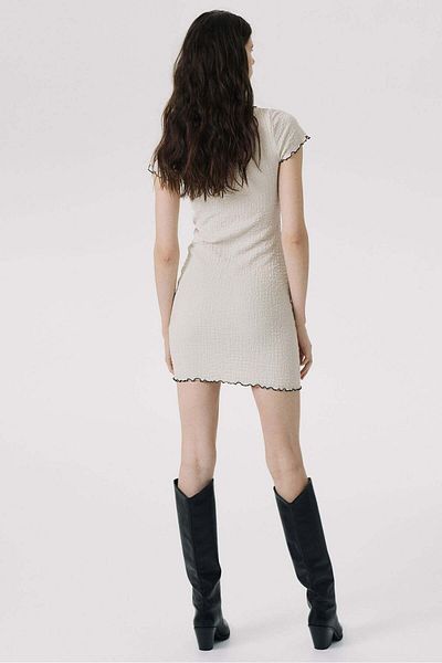 H&M Overlock-detail Crinkled Dress