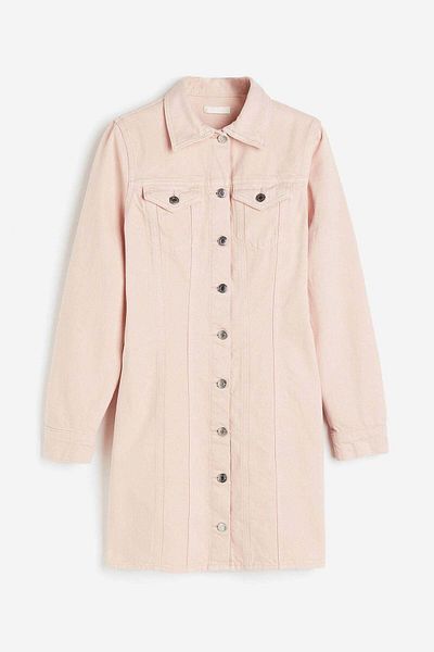 H&M Cotton denim dress