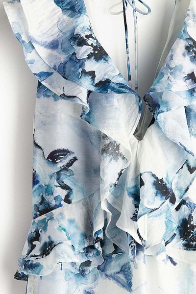 H&M Flounce-trimmed dress