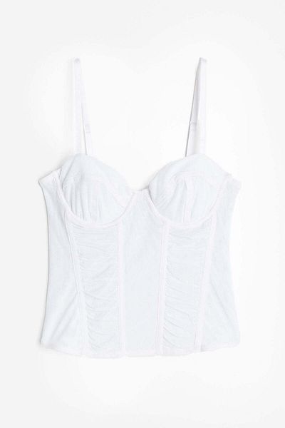 H&M الجزء العلوي من حمالة الصدر الشبكية