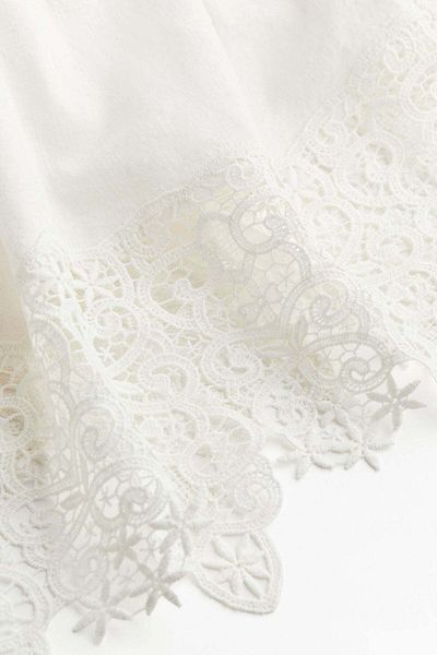 H&M Lace-trimmed strappy dress