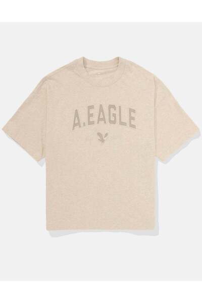 AMERICAN EAGLE AE Oversized Logo Graphic T-Shirt