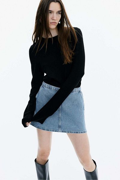 H&M سترة محبوكة بشكل جيد