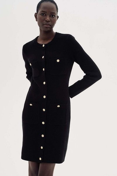 H&M Pocket-front knitted dress