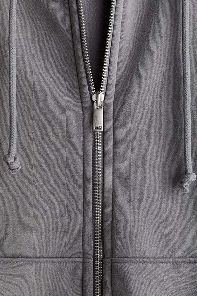 H&M Oversized zip-through hoodie