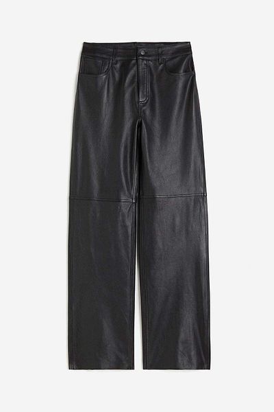 H&M Leather trousers