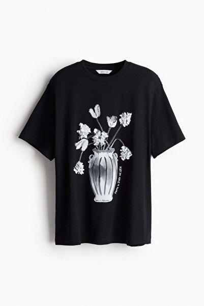 H&M Sequin-detail T-shirt