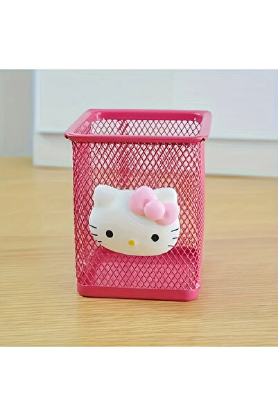 bundle island Suport pentru stilou din metal cu figurină Hello Kitty roz înch...