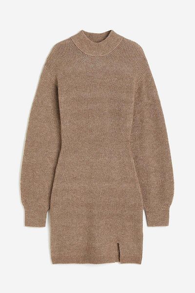 H&M Knitted turtleneck dress