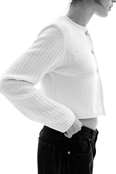 H&M Moss-knit cardigan