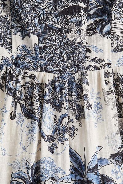 H&M Linen-blend midi dress