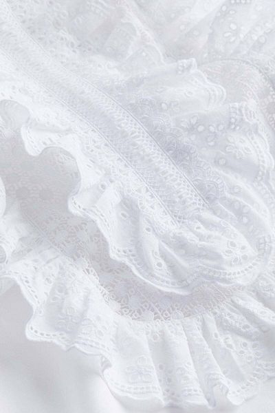 H&M Ruffled cotton blouse