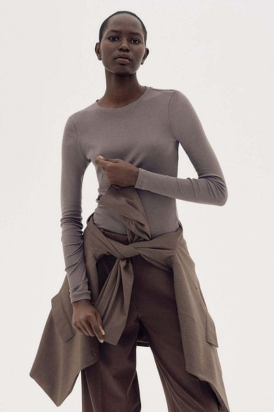 H&M Pima cotton jersey top