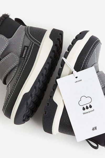 H&M Waterproof hi-top trainers