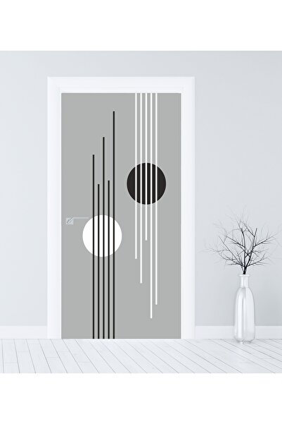 RENKLİ HOBBY Kapı Kaplama Folyosu - Kapı Sticker Giydirme - Kendinden Yapışkanlı