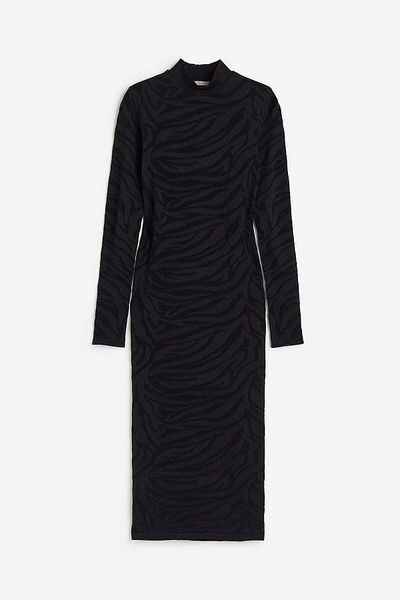 H&M Patterned mesh dress
