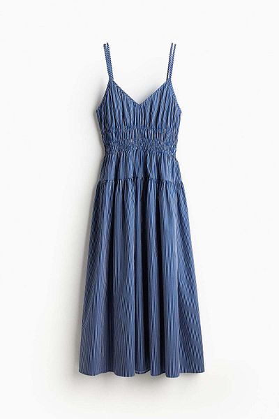 H&M Smocked-waist cotton dress
