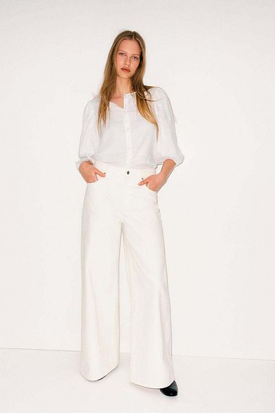 H&M Linen-blend blouse