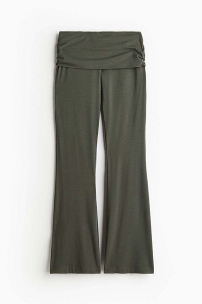 H&M Flared jersey trousers