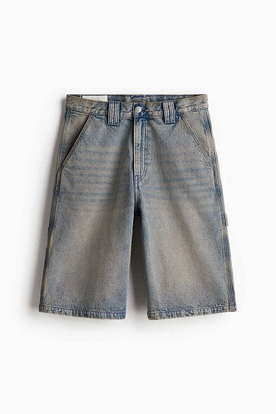 H&M Baggy Denim carpenter shorts