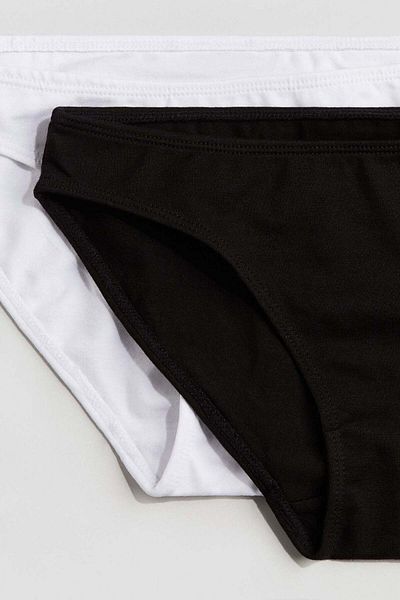 H&M مجموعة من 5 سراويل داخلية