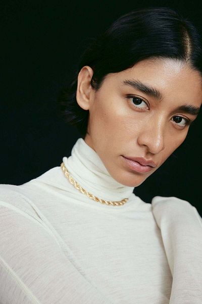 H&M Polo-neck wool top