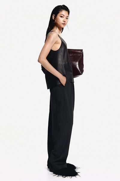 H&M Tailored wool-blend trousers