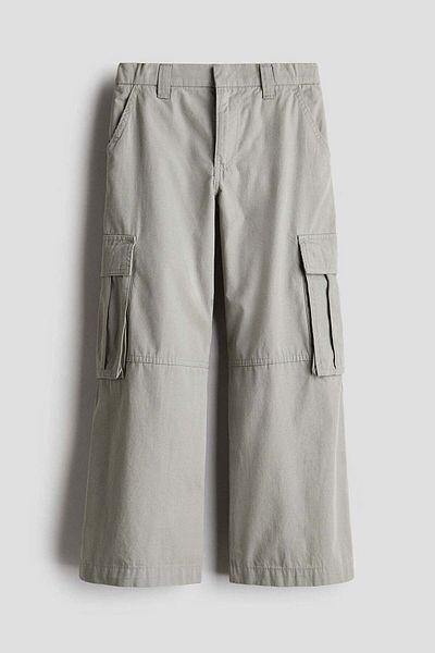 H&M Wide Cargo Trousers