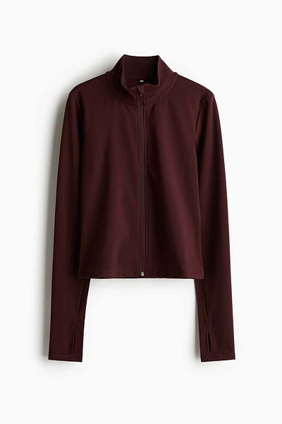 H&M SoftMove™ Zip-through sports jacket