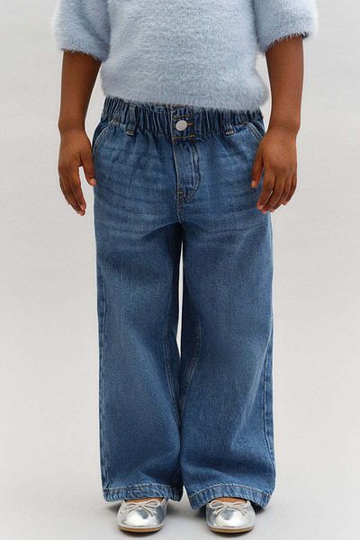 H&M Wide leg paper bag jeans