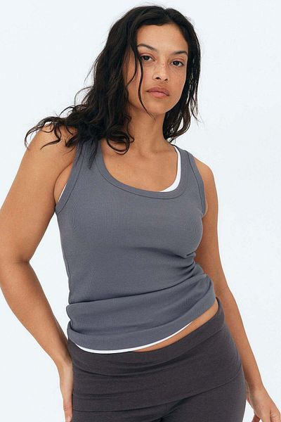 H&M سترة علوية مضلعة