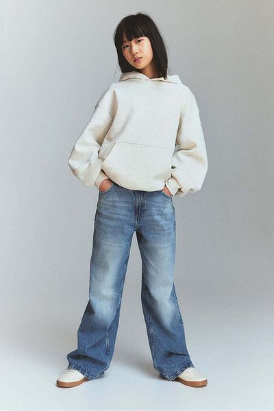 H&M Baggy Fit Bootcut Leg Jeans