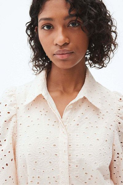 H&M Broderie Anglaise Shirt Dress