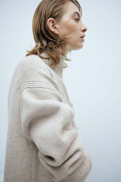 H&M Oversized polo-neck jumper