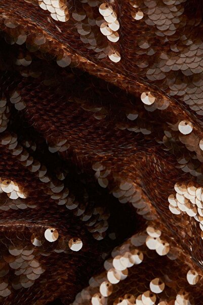 H&M تنورة ميدي مزينة بالترتر