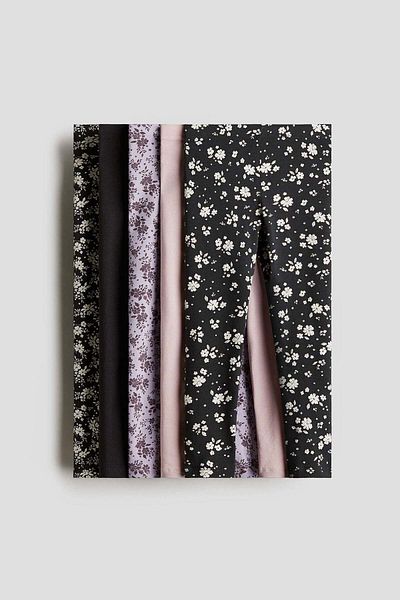 H&M 5-pack cotton leggings