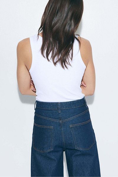 H&M سترة علوية مضلعة