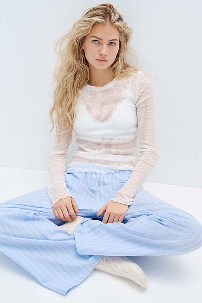 H&M قاع بيجامة قطني